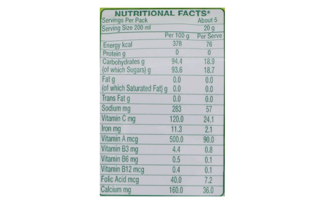 Tang Lemon    Pack  100 grams